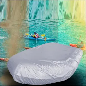 Dinghy Boat Cover 7 Sizes Boat Tarp UV Resistant Dinghy Covers for Inflatable Boat and Dinghy,520 * 210 * 46cm