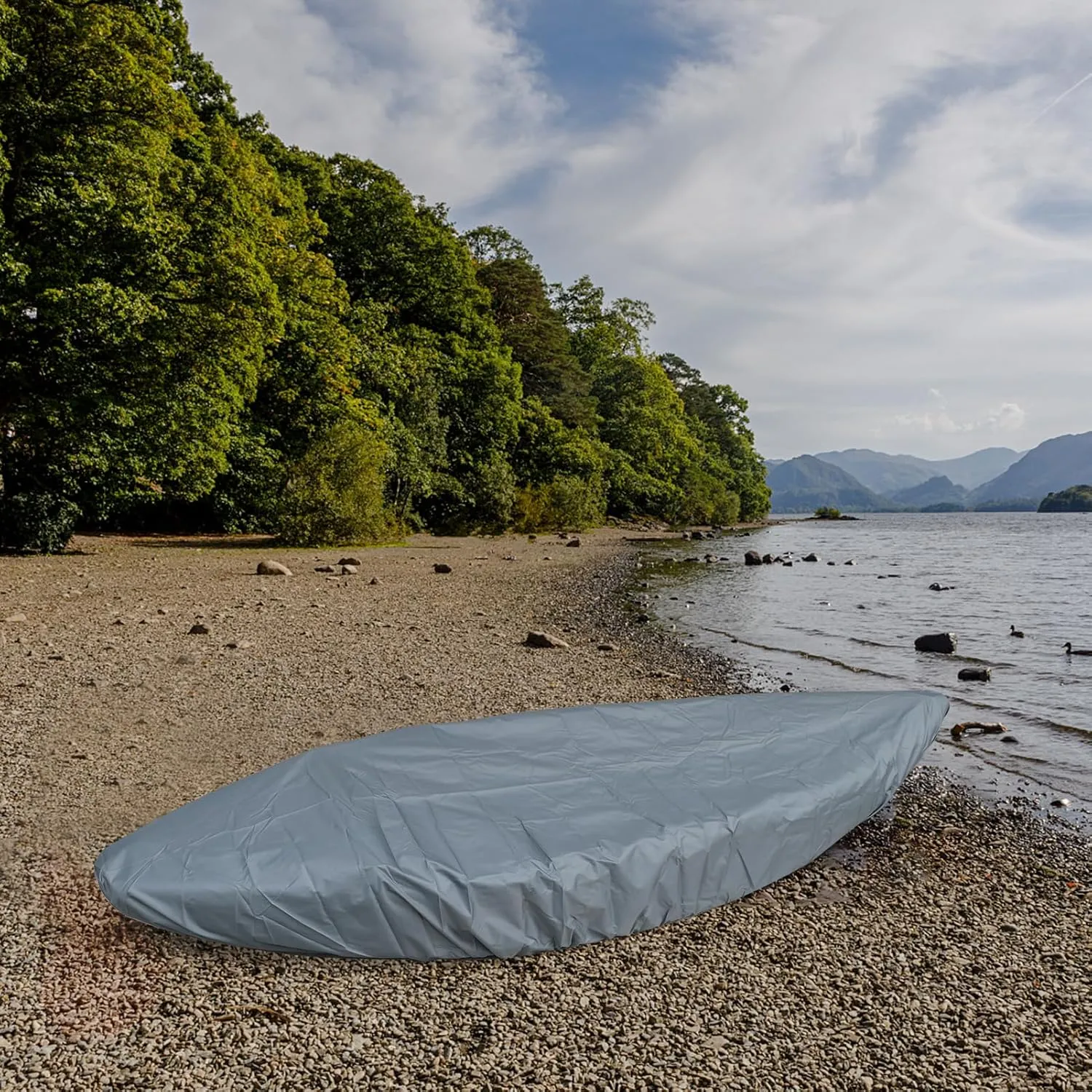 doorslay Kayak Cover Waterproof UV Resistant Kayak Cover Outdoor Kayak Storage Dust Cover for Boat Kayak Canoe SUP Paddleboard