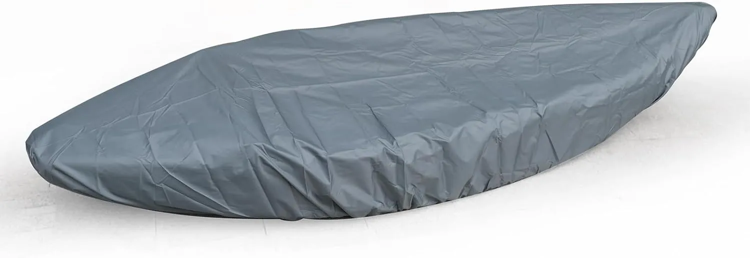 doorslay Kayak Cover Waterproof UV Resistant Kayak Cover Outdoor Kayak Storage Dust Cover for Boat Kayak Canoe SUP Paddleboard