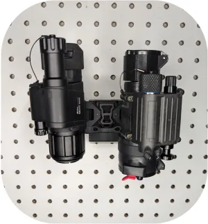 Dovetail Mount for Night Vision/Thermal - Pegboard/Skadis/etc. | Gear Holder Storage Rack