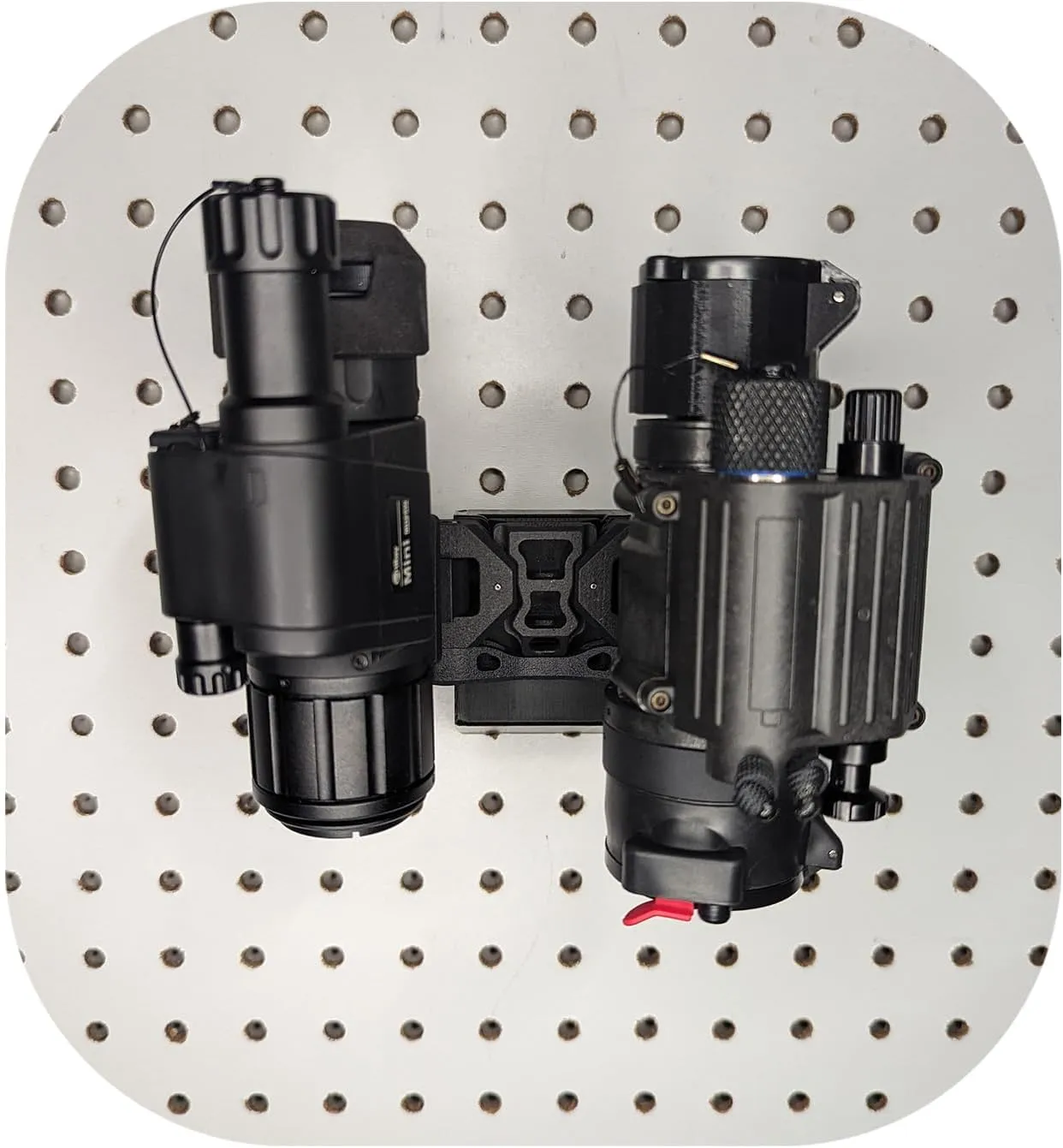 Dovetail Mount for Night Vision/Thermal - Pegboard/Skadis/etc. | Gear Holder Storage Rack