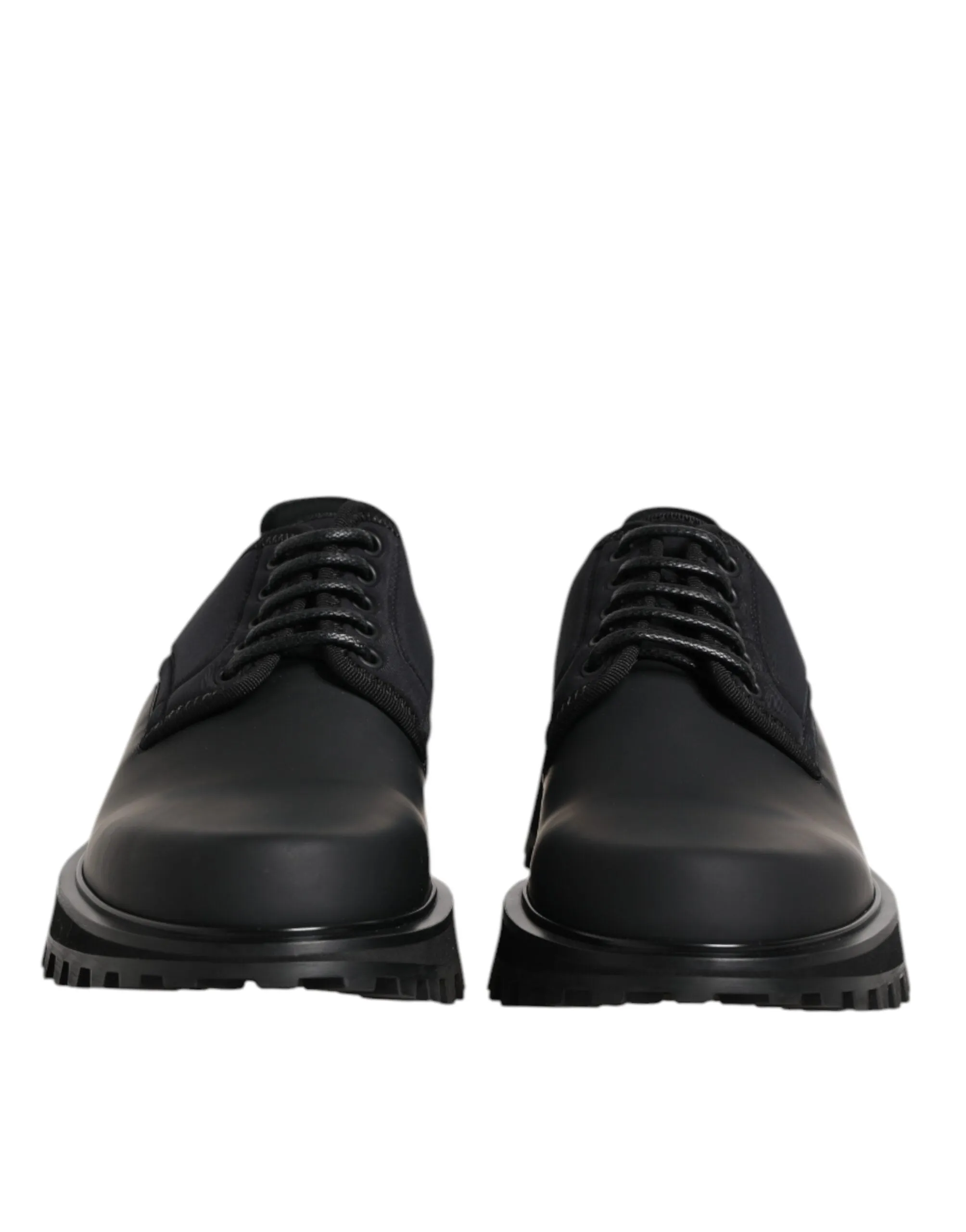 Dress Lace Leather Dolce Black Local shipping Shoes Advanced technology Up Trekking & Gabbana