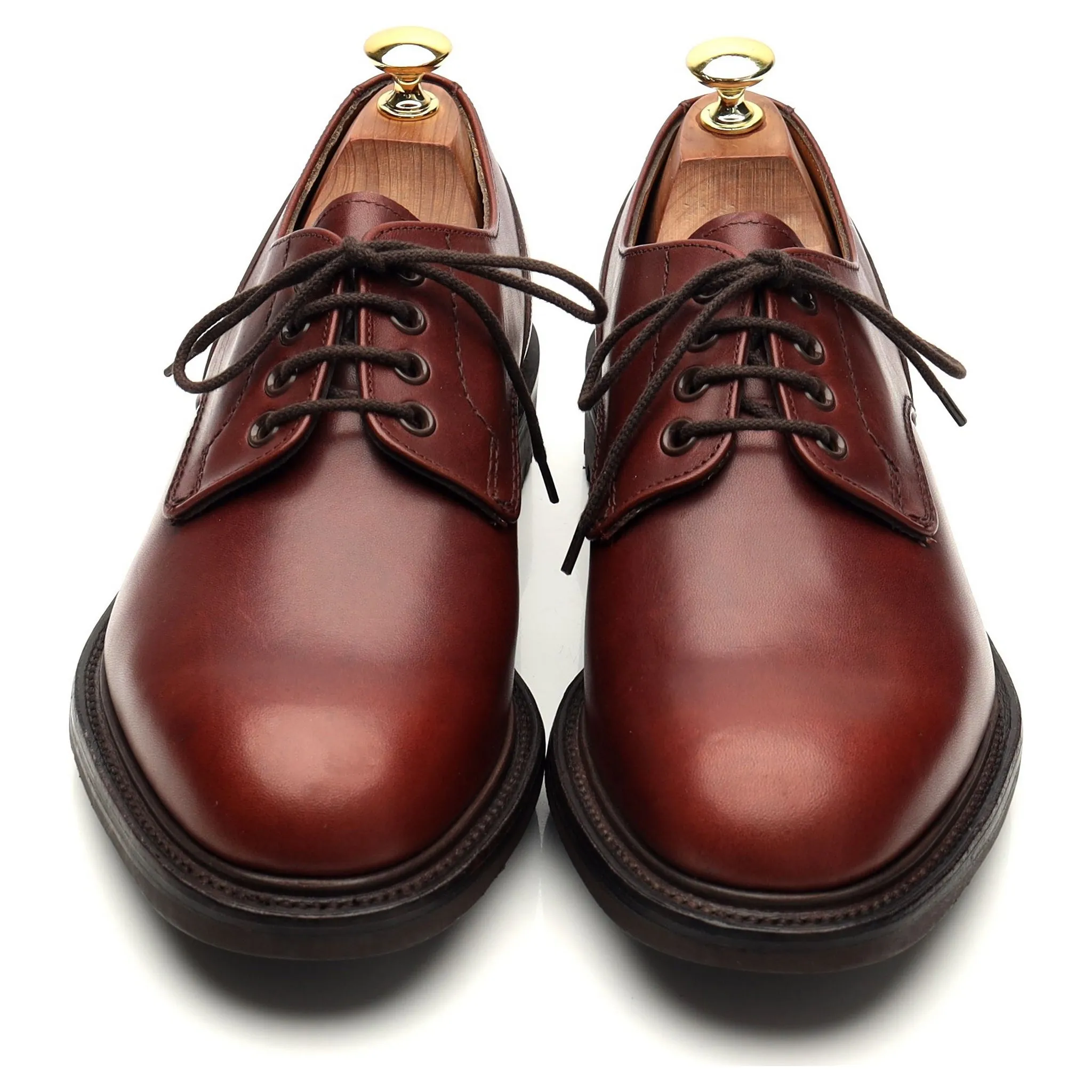 'Epsom' Brown Leather Derby UK 8 F