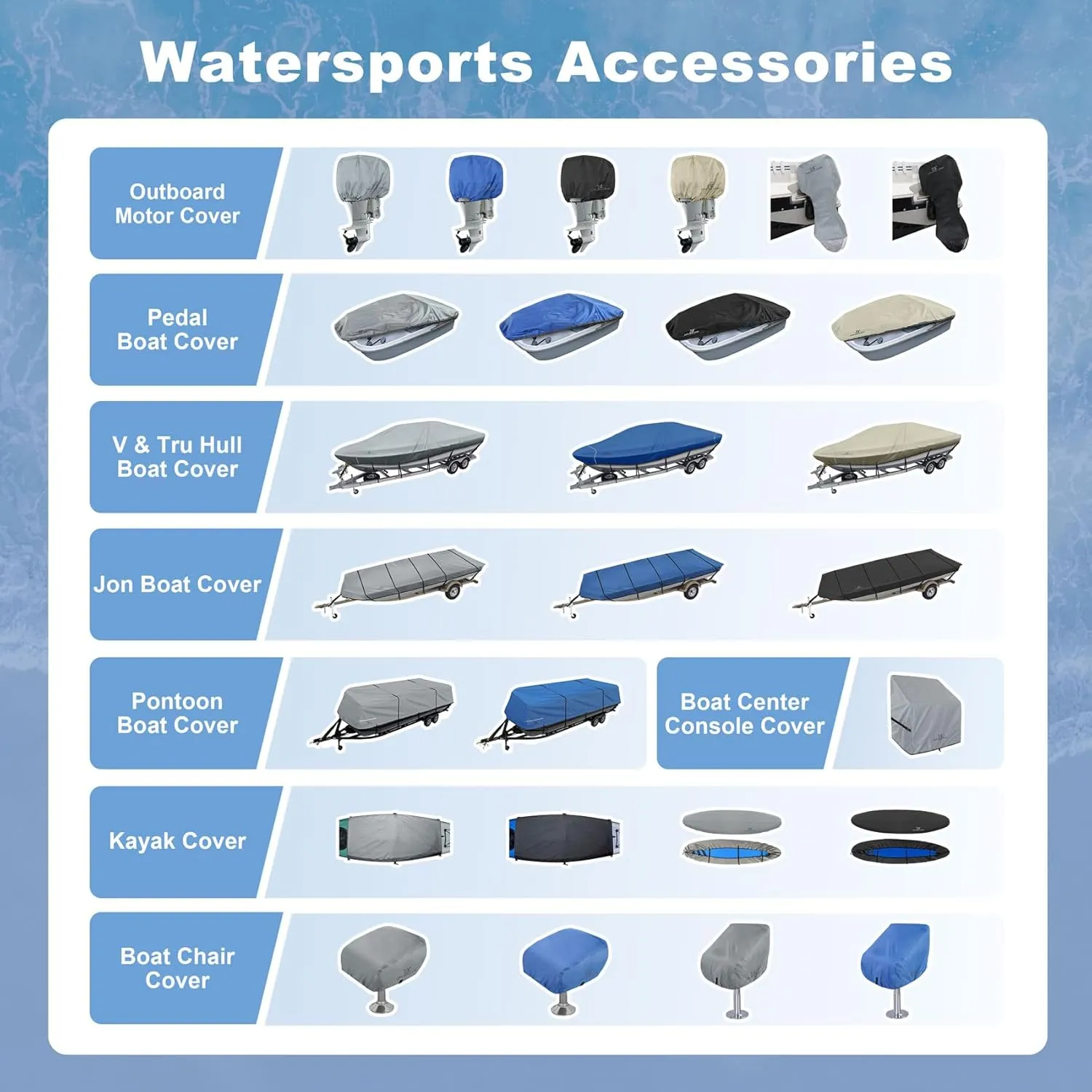Explore Land Outboard Motor Cover - Waterproof 600D Heavy Duty Boat Engine Hood Covers - Fit for Motor up to 25 HP, Grey