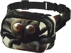 Fanny Pack for Men Women Crossbody Waist Bag Funny Spider Belt Bag with Adjustable Strap Hip Bum Bag