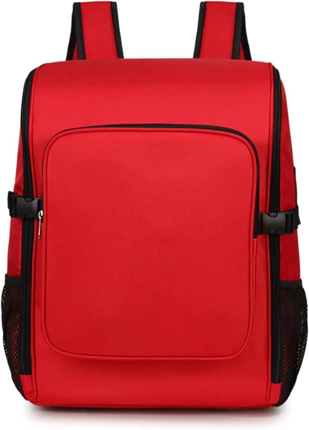 First Aid Backpack Bag, Flood Control Emergency Backpack, Waterproof Fire Rescue Kit, Large Capacity Outdoor Tool Kit Rescue Package(Red)