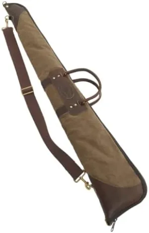 Frost River Gun Carrying Case - Sherpa Lined Water Resistant Waxed Canvas Rifle Bag, Scoped or No Scope
