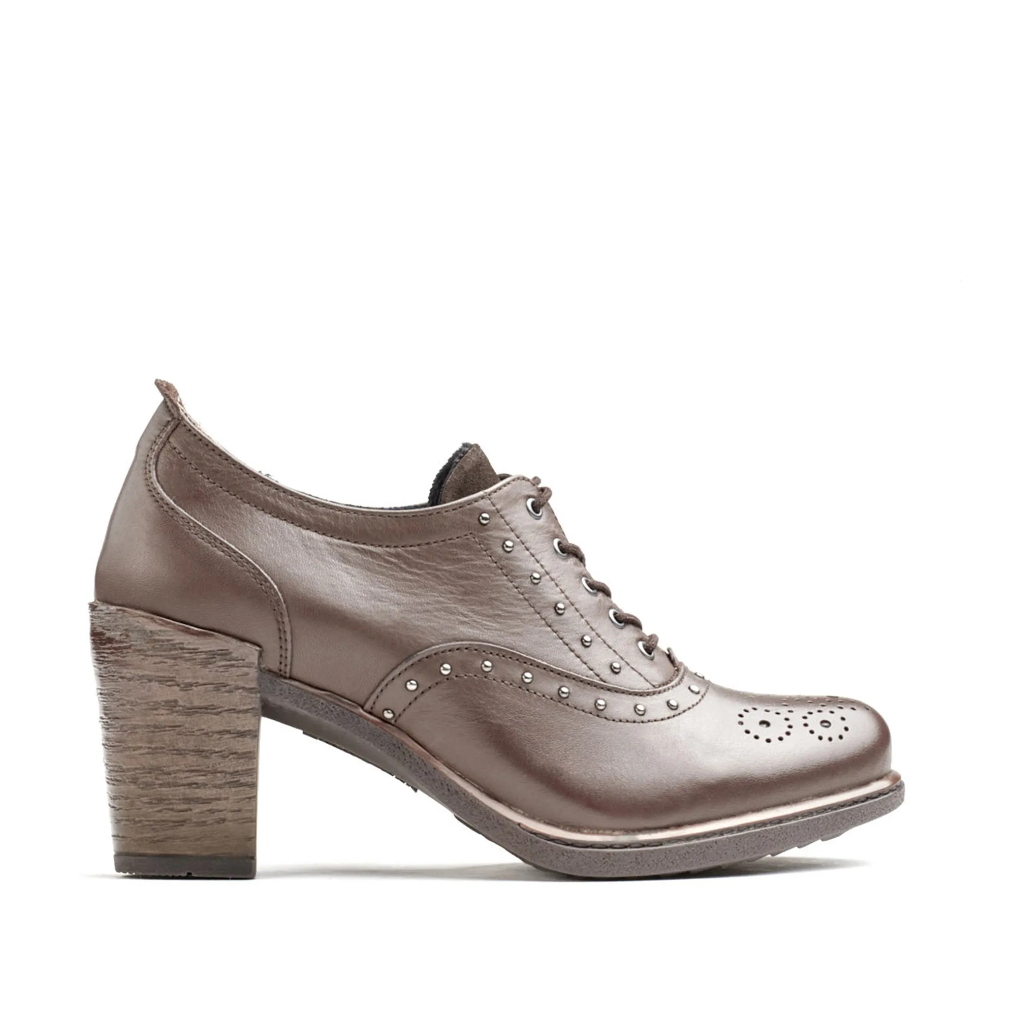 Gaby Mid-Heel Lace-Up Shoe