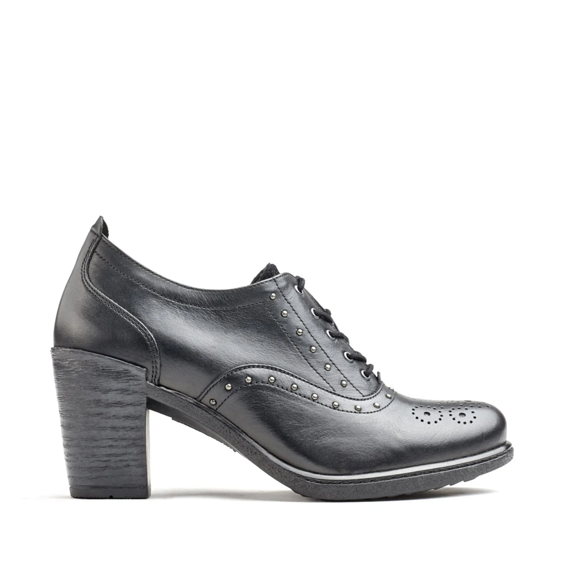 Gaby Mid-Heel Lace-Up Shoe