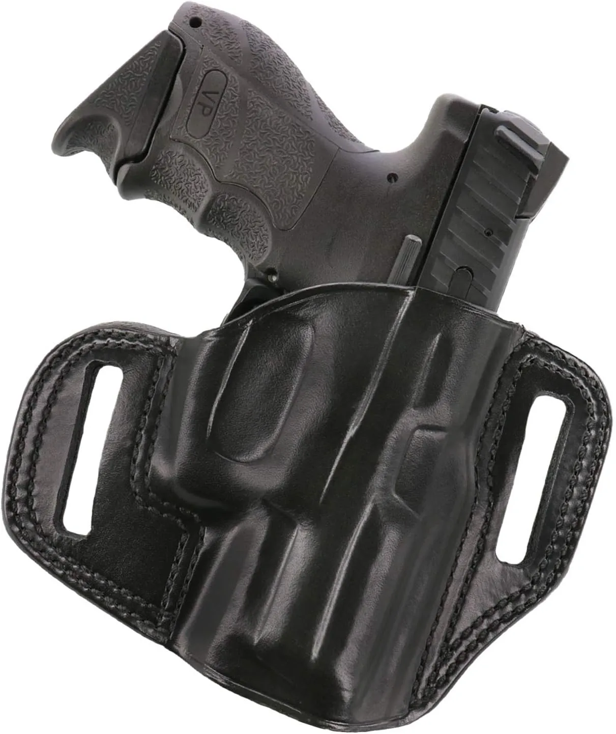 Galco Combat Master Belt Leather Holster - CM822B, Black