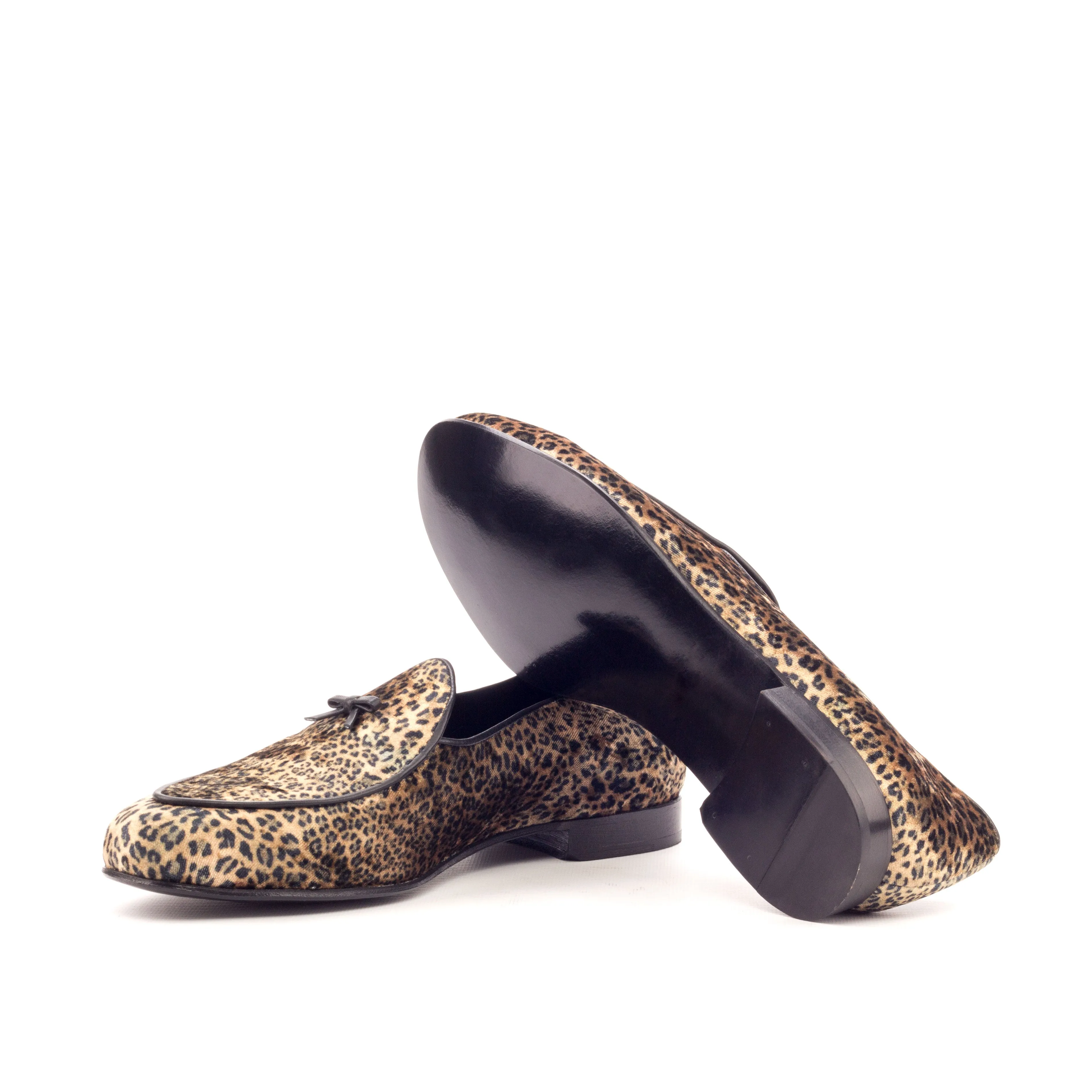 Gentlemen Barcelona Slip On - Leopard Sartorial Fabric
