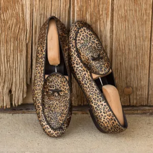 Gentlemen Barcelona Slip On - Leopard Sartorial Fabric