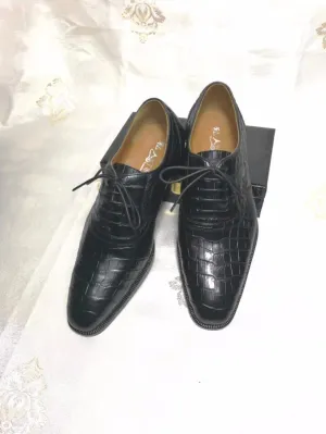 GENUINE CROCODILE OXFORD LACE UPS