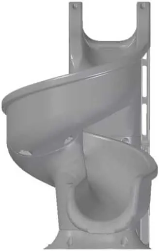 Global Pool Products Tsunami Inground Swimming Pool Water Slide Deck Mounted Grey GPPSTS-Grey