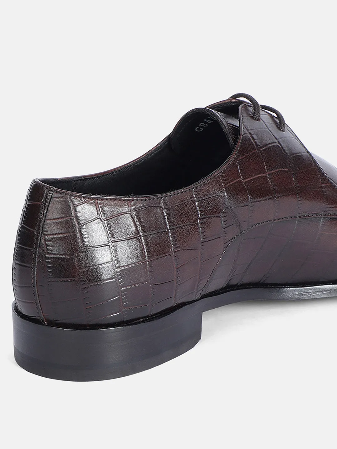 Gordon And Bros Brown Men Derby Lace Up Shoes