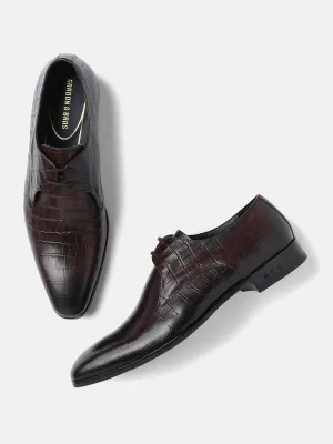 Gordon And Bros Brown Men Derby Lace Up Shoes