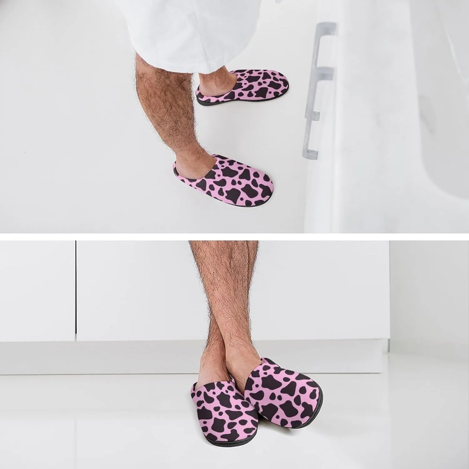 Halloween Slippers For Women Warm Memory Foam Cotton House Slippers Clogs Slippers Slip-On Shoes Indoors Outdoor