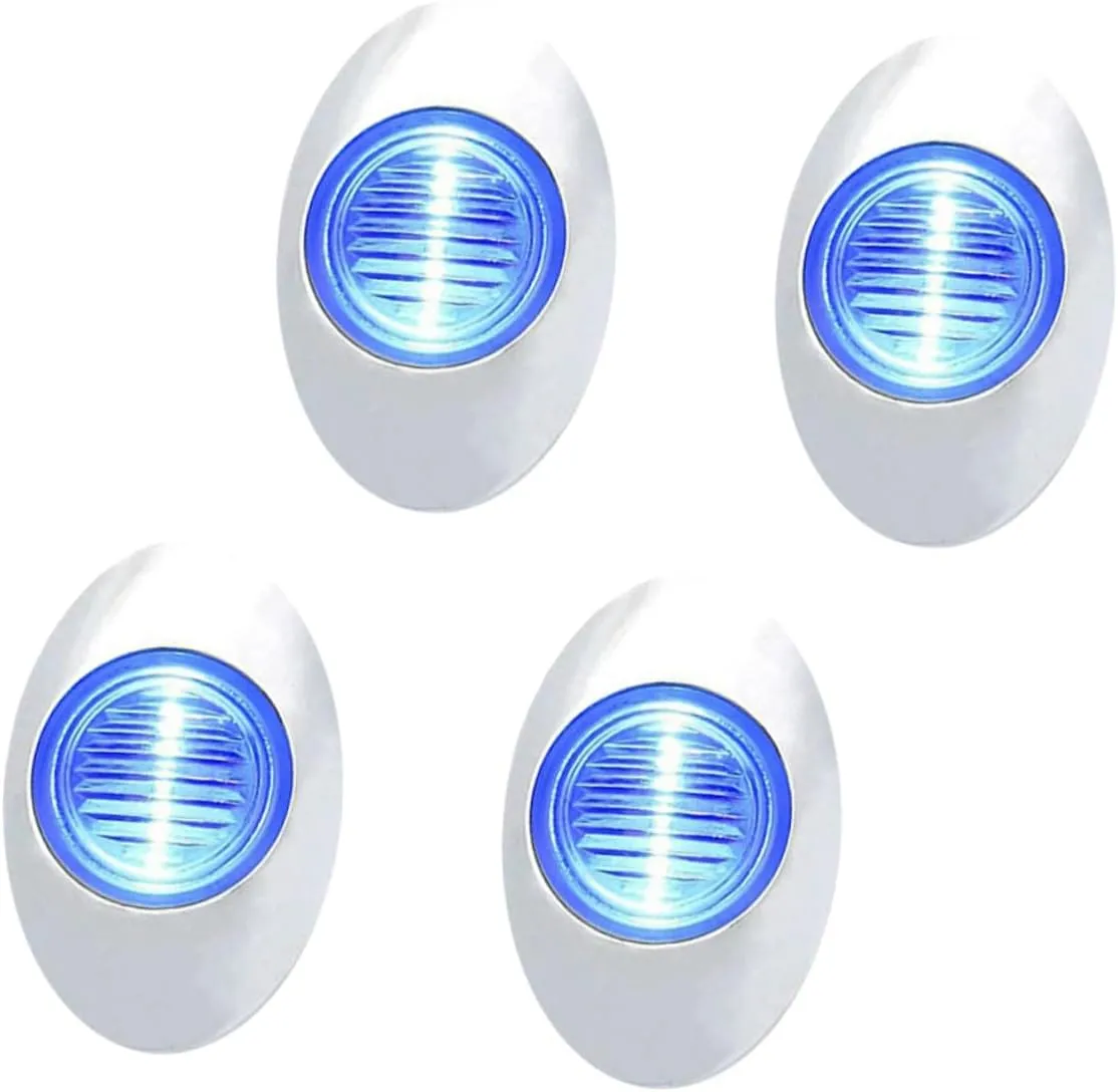 HANABASS 4pcs Boat Led Lamp Marine Led Deck Lamp Waterproof Running Lights for Yacht Boat Navigation