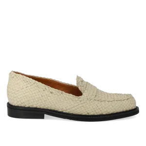Hand-braided penny loafer