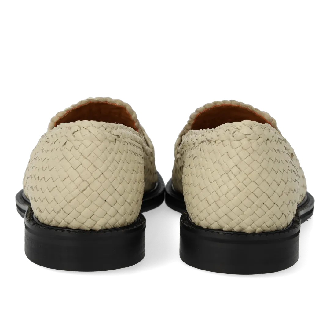 Hand-braided penny loafer