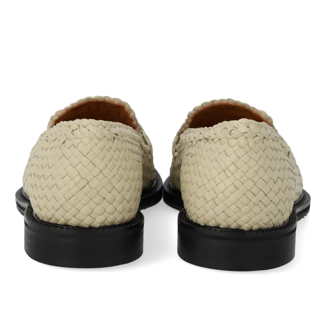 Hand-braided penny loafer