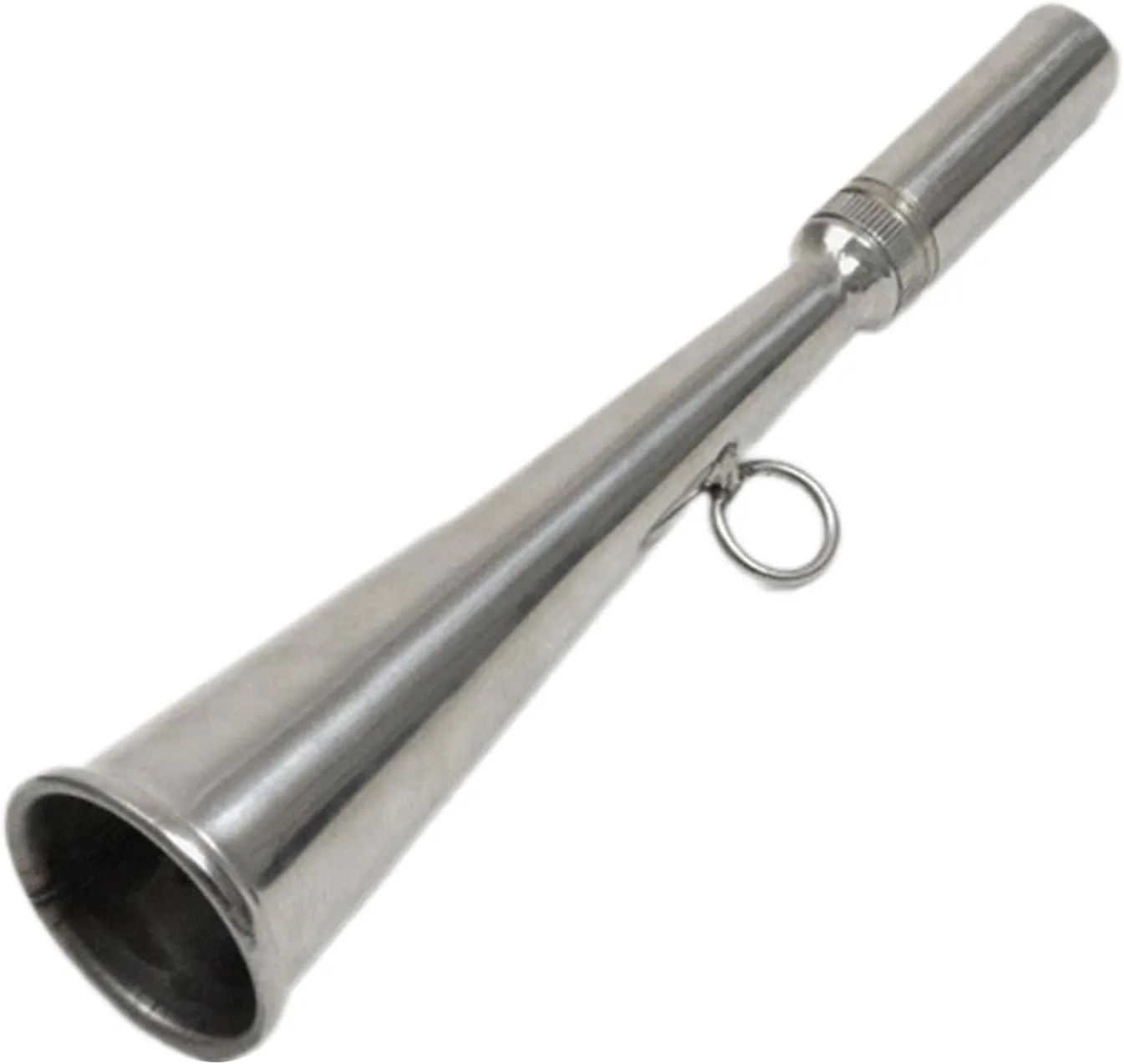 Handheld Foghorn Fog Horn Stainless Steel Waterproof High Decibel Air Horn Speedboat Horn for Backup Sailing Inflatable Boat