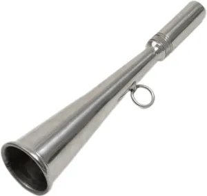 Handheld Foghorn Fog Horn Stainless Steel Waterproof High Decibel Air Horn Speedboat Horn for Backup Sailing Inflatable Boat