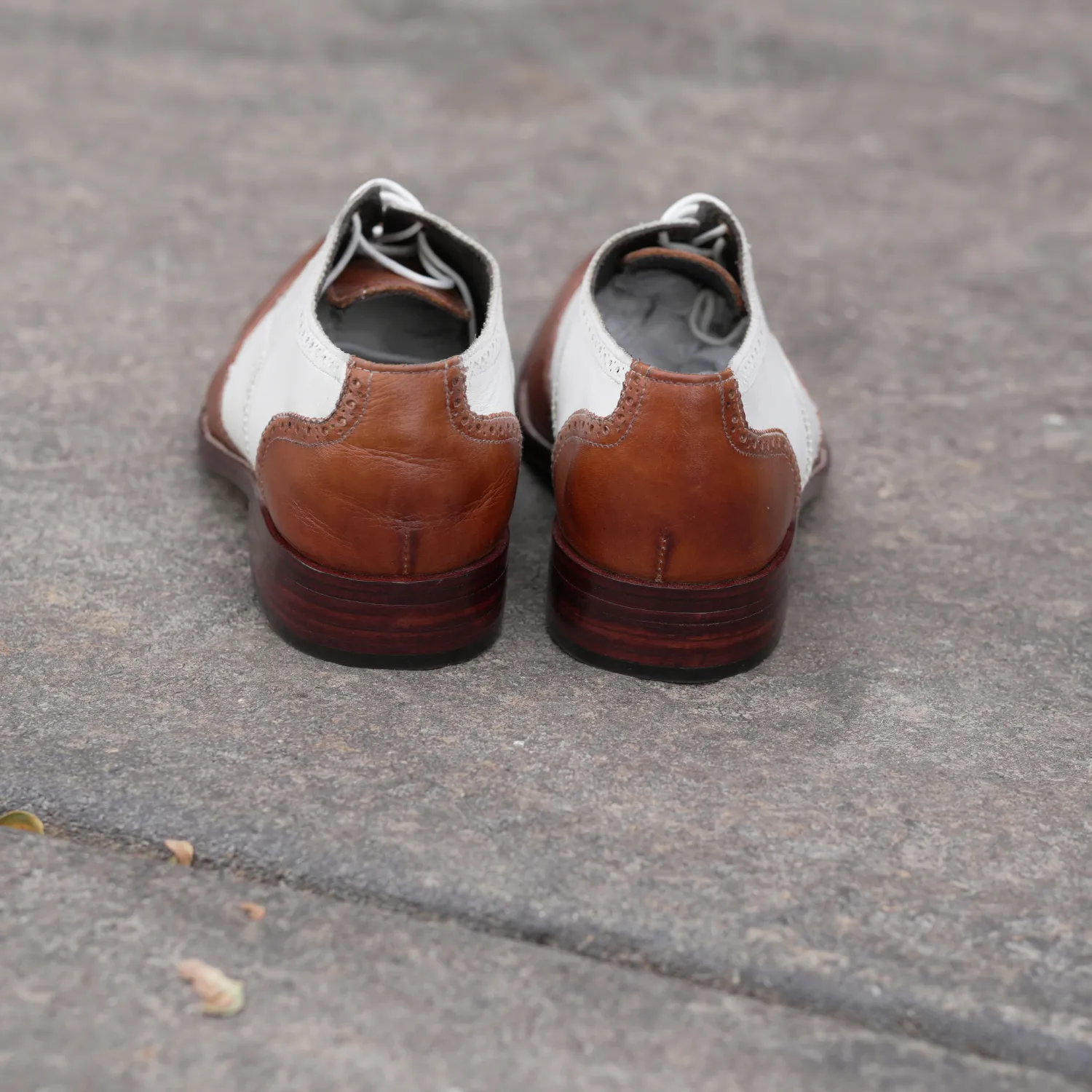 Handmade Wingtip Brogue Lace-Up Full-Grain Leather Dress Shoes