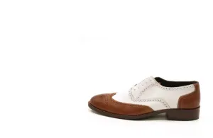 Handmade Wingtip Brogue Lace-Up Full-Grain Leather Dress Shoes
