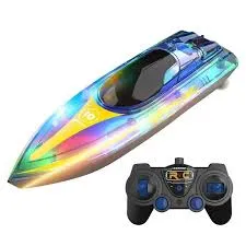 High Speed RC Boat Remote Control - Waterproof Kids Pool Racing Toy for Outdoor Lakes & Ponds Ideal Birthday Gifts For Kids Boys