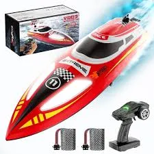 High Speed RC Boat Remote Control - Waterproof Kids Pool Racing Toy for Outdoor Lakes & Ponds Ideal Birthday Gifts For Kids Boys