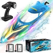 High Speed RC Boat Remote Control - Waterproof Kids Pool Racing Toy for Outdoor Lakes & Ponds Ideal Birthday Gifts For Kids Boys