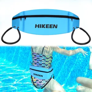 Hikeen Swim Belt for Adults/Kids,Water Aerobics Equipment with Fixing Straps and Zipped Pocket,Adults Pool Exercise Equipment for Pool Exercises and Workouts