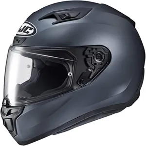 HJC i10 Solid Natural Motorcycle Helmet, DOT Approved (Semi Flat Anthracite, XX-Large)