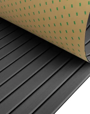 Hjdeck Boat Flooring EVA Foam Boat Decking with 3M Self-Adhesive Backing, Boat Foam Flooring Marine Carpet Faux Teak Sheet for Yacht Fishing Boat Kayak Motorboat RV Floor Helm Pad