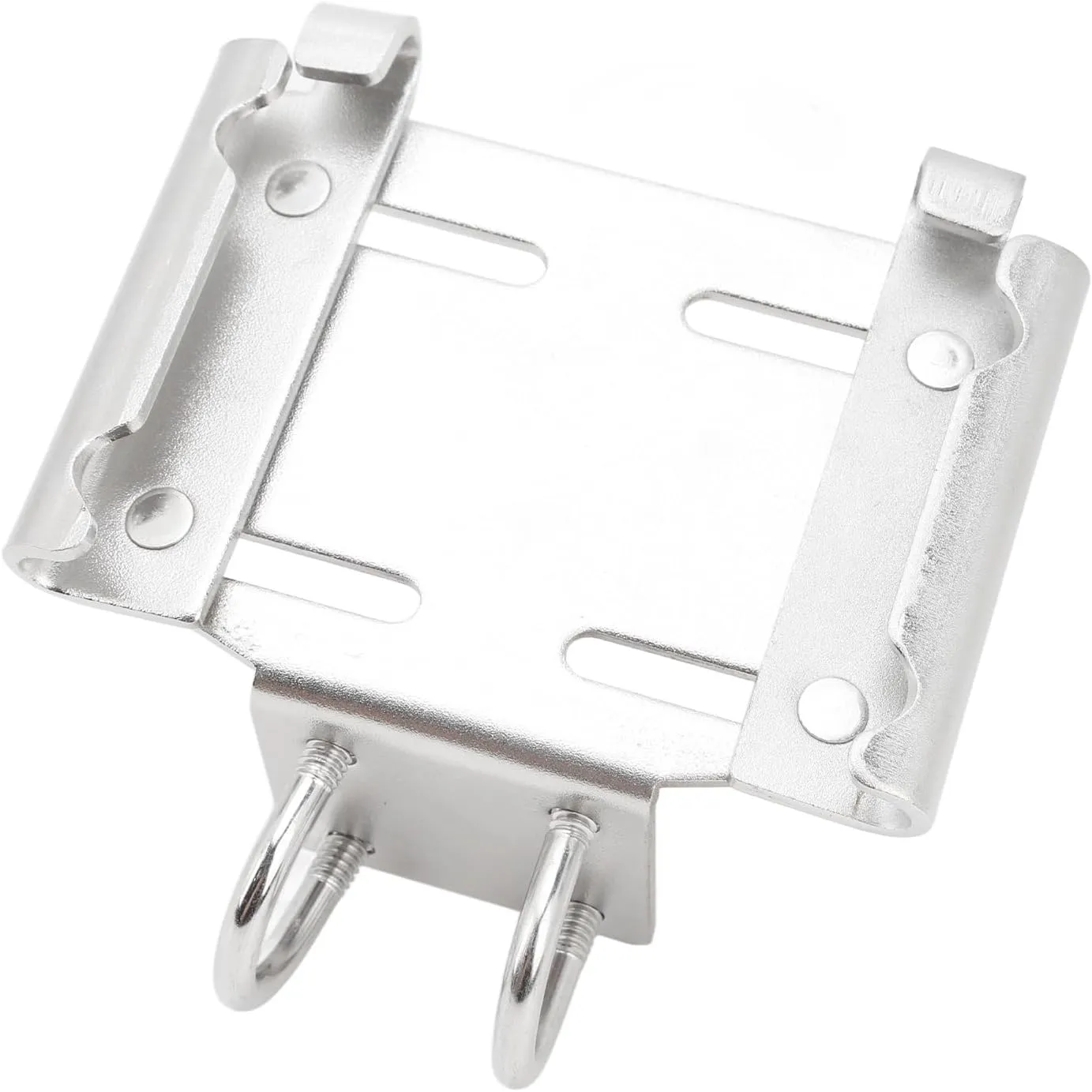 Horizontal,Rail Mount Anchor Bracket,Holder, Stainless Steel, 35lbs Load Capacity, Fit for small boats, yachts, ships, Easily installed on the handrail of the boat, on the cabin