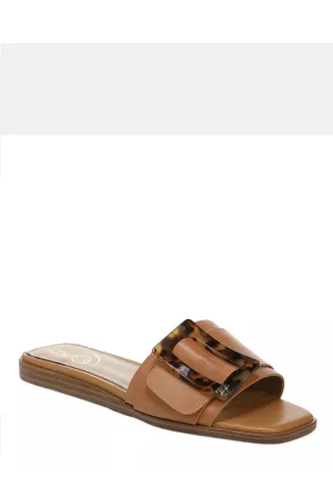 Inez Slide Sandal- Cuoio Leather