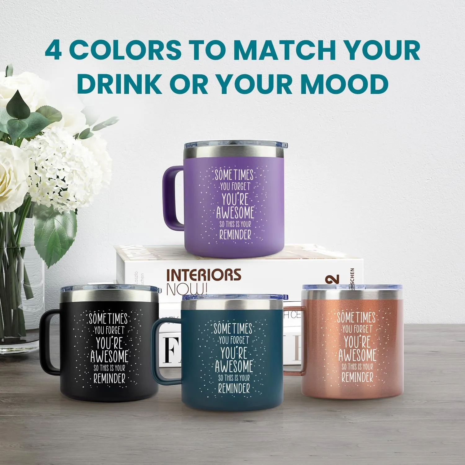 Inspirational Gifts for Men - Sometimes You Forget Your Awesome Gifts 14oz Mugs for Fathers Thinking of You Gift for Men Coffee Lovers Birthday Gift Ideas Cup Dad Presents for Birthday Awesome Mug