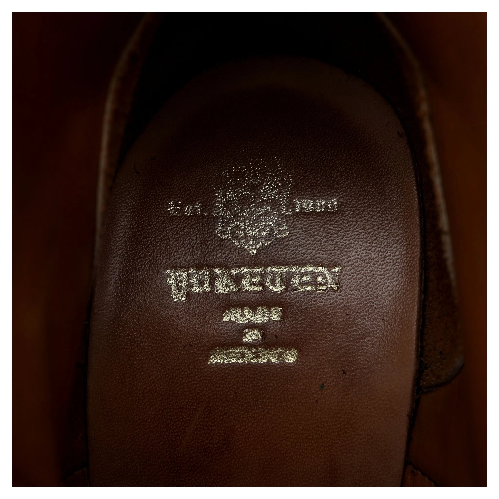 'Johnson' Brown Leather Boots UK 6.5 US 7.5 E