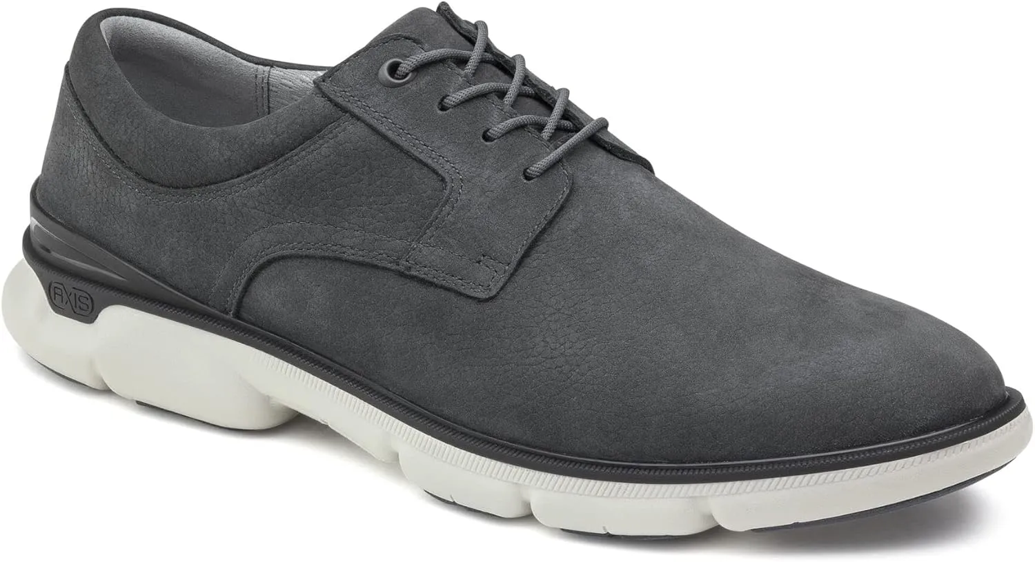 Johnston & Murphy Men's XC4 Tanner Plain Toe Shoe Dark Gray Nubuck 10 M US