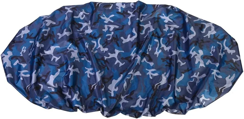 Kayak Cover,3.5m Polyester Fabric Waterproof UV Storage Dust Cover Sunblock Protector Tear-Resistant and for 2.6- Kayak Boat Canoe ( Camouflage)