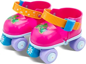 Kids Roller Skate for Girls Boys Age 2-5 Years Old, Adjustable Toddler Rollerskates, Children Beginner Roller Skates Quad-Style, First Skate