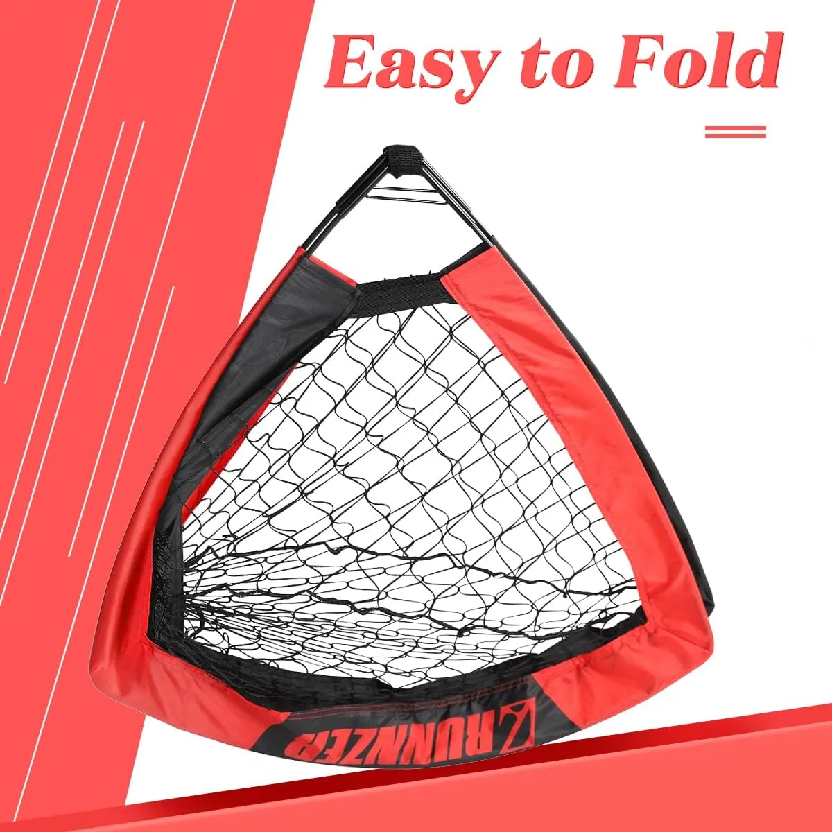 Kids Soccer Goal, Pop Up Soccer Goal Net for Backyard, Set of 2 with Portable Carrying Case