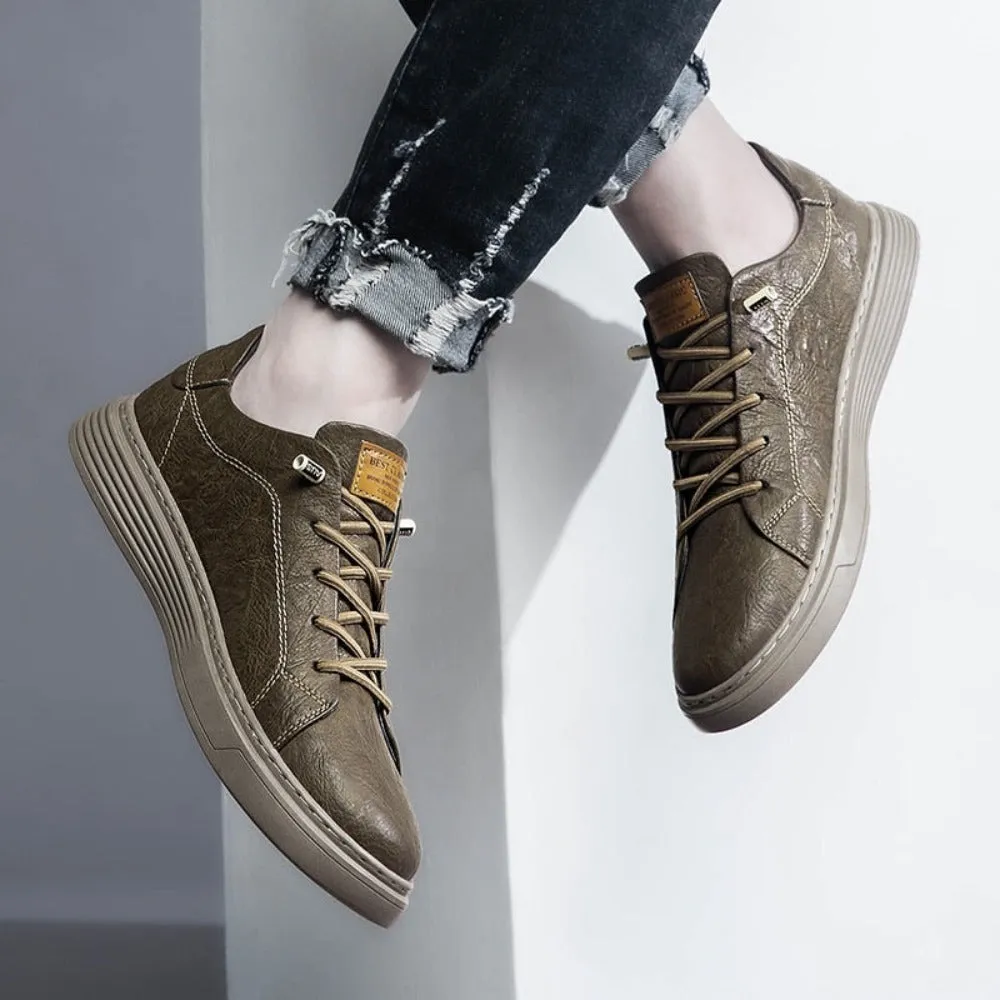 Lace Up Leather Shoes for Men