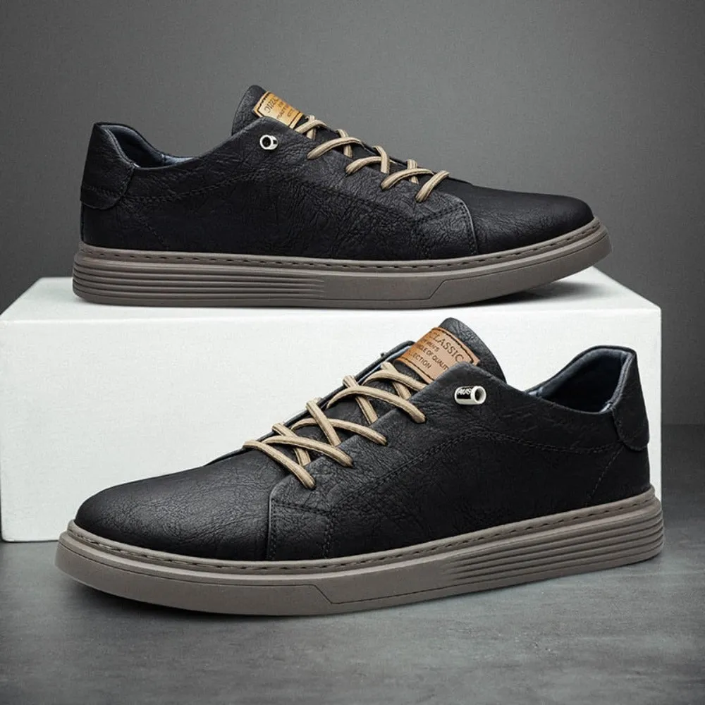 Lace Up Leather Shoes for Men