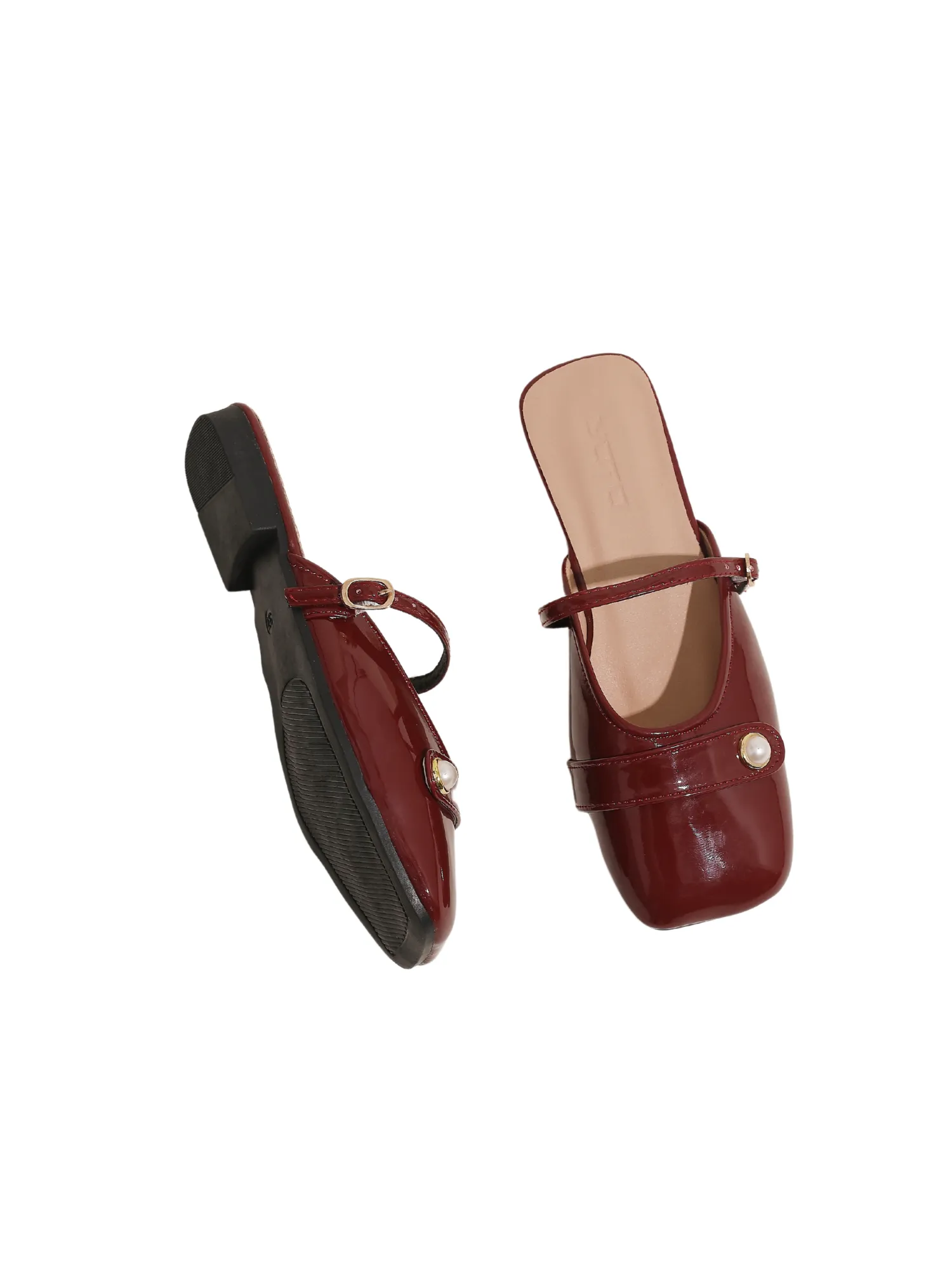 Élan Aura Close Toe Loafer-Red