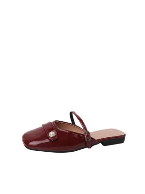 Élan Aura Close Toe Loafer-Red