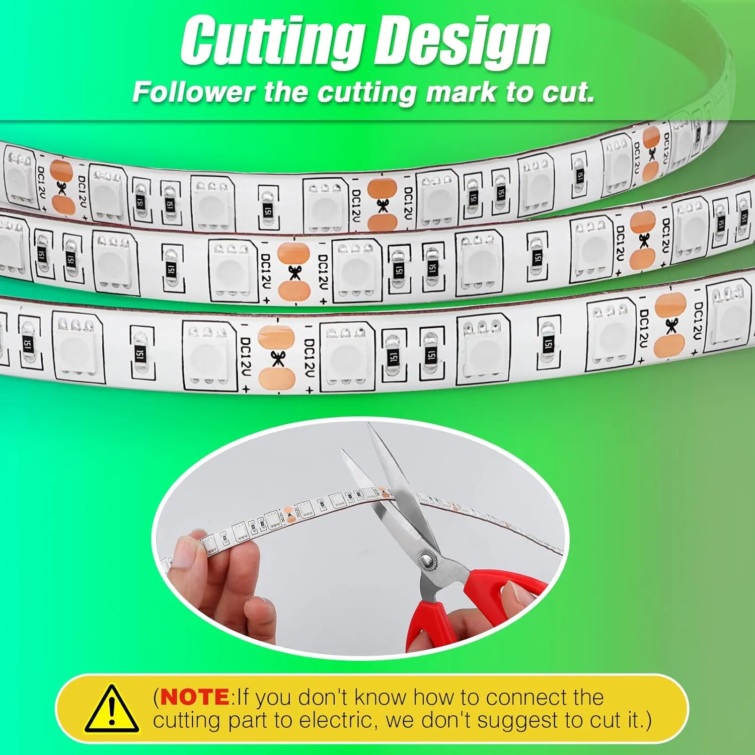 LED Boat Lights 32.8ft (2 Rolls of 16.4ft), LED Strip Lights, Waterproof Interior Light, Pontoon, Kayak, Cabin, Deck, Navigation Lights (Green)
