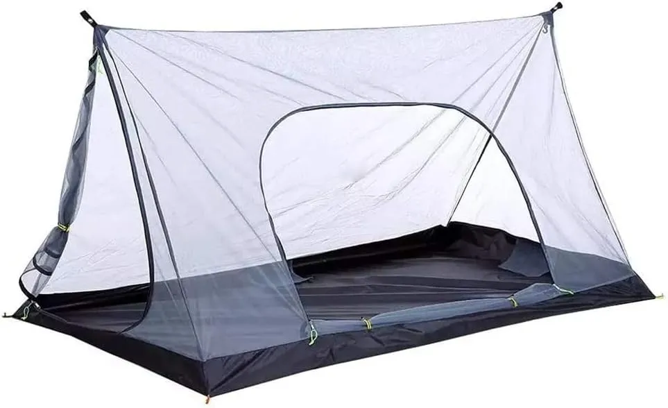Lightweight Backpacking Tent 2-3 Person, 5LB Bushcraft Tent with Canopy, Waterproof Trekking Pole Tent, Camping Shelter, Hiking Tent with 4 Poles