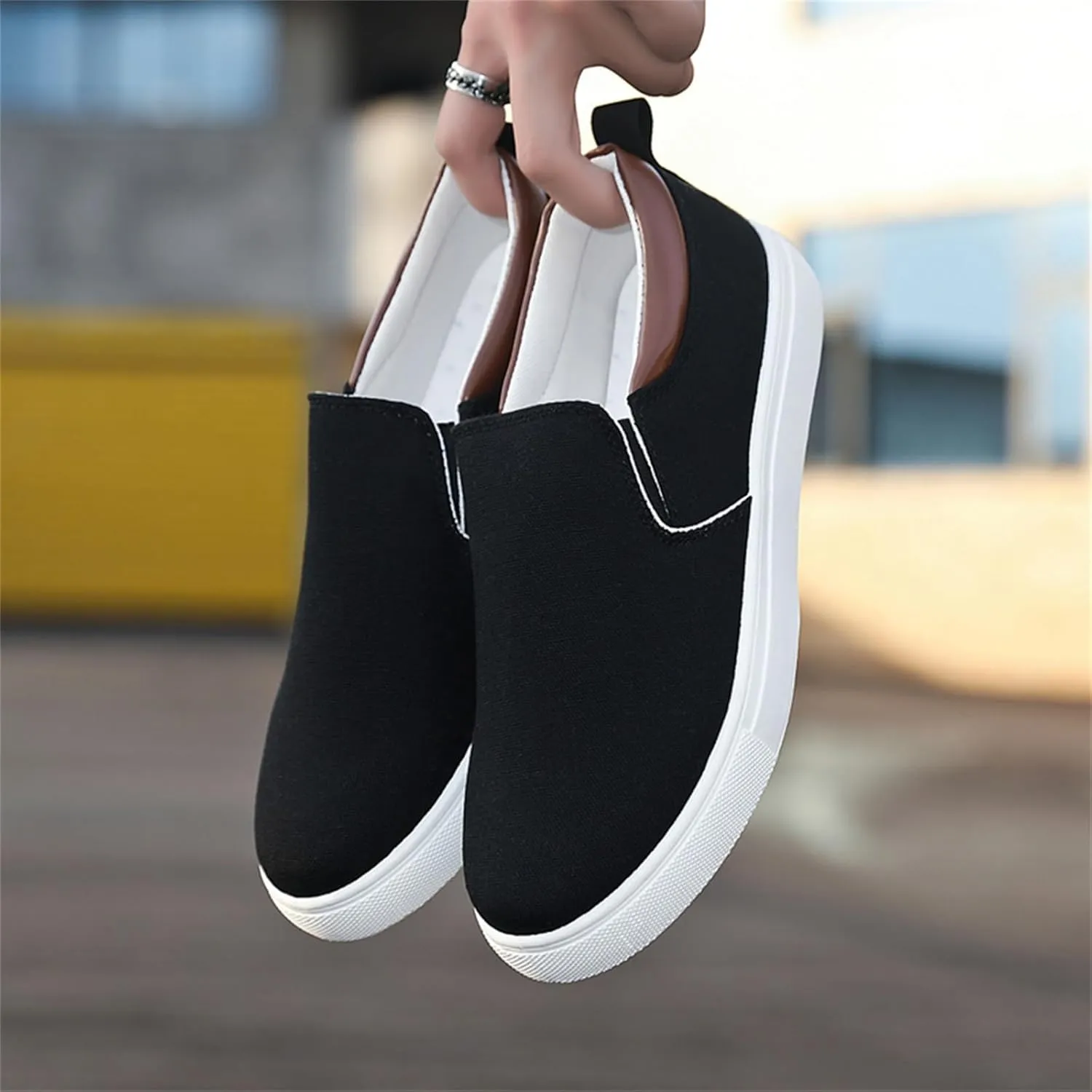 Loafers for Men Casual Slip On Shoes Comfortable Boat Shoes Fashion Flat Walking Shoes with Anti Slip Sole